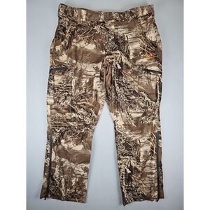 Realtree Max-1 XT Dark Earth Camo Cargo Pants Men's XL 42x31.5 Style # WP694